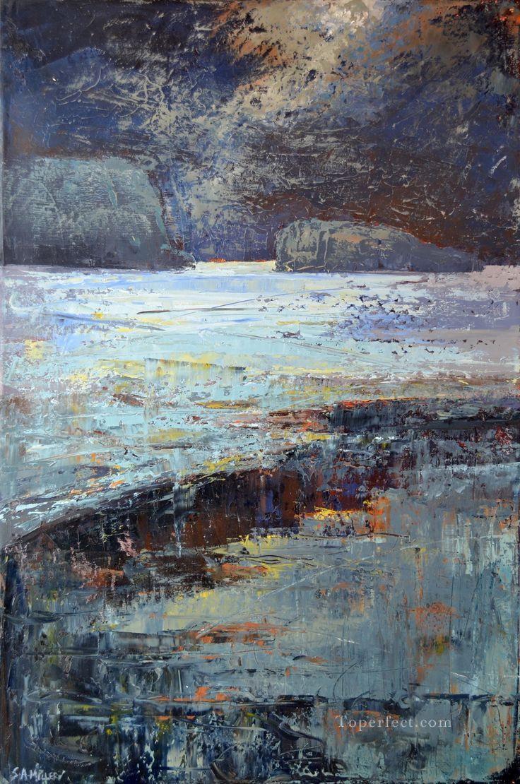 abstract seascape 023 Oil Paintings